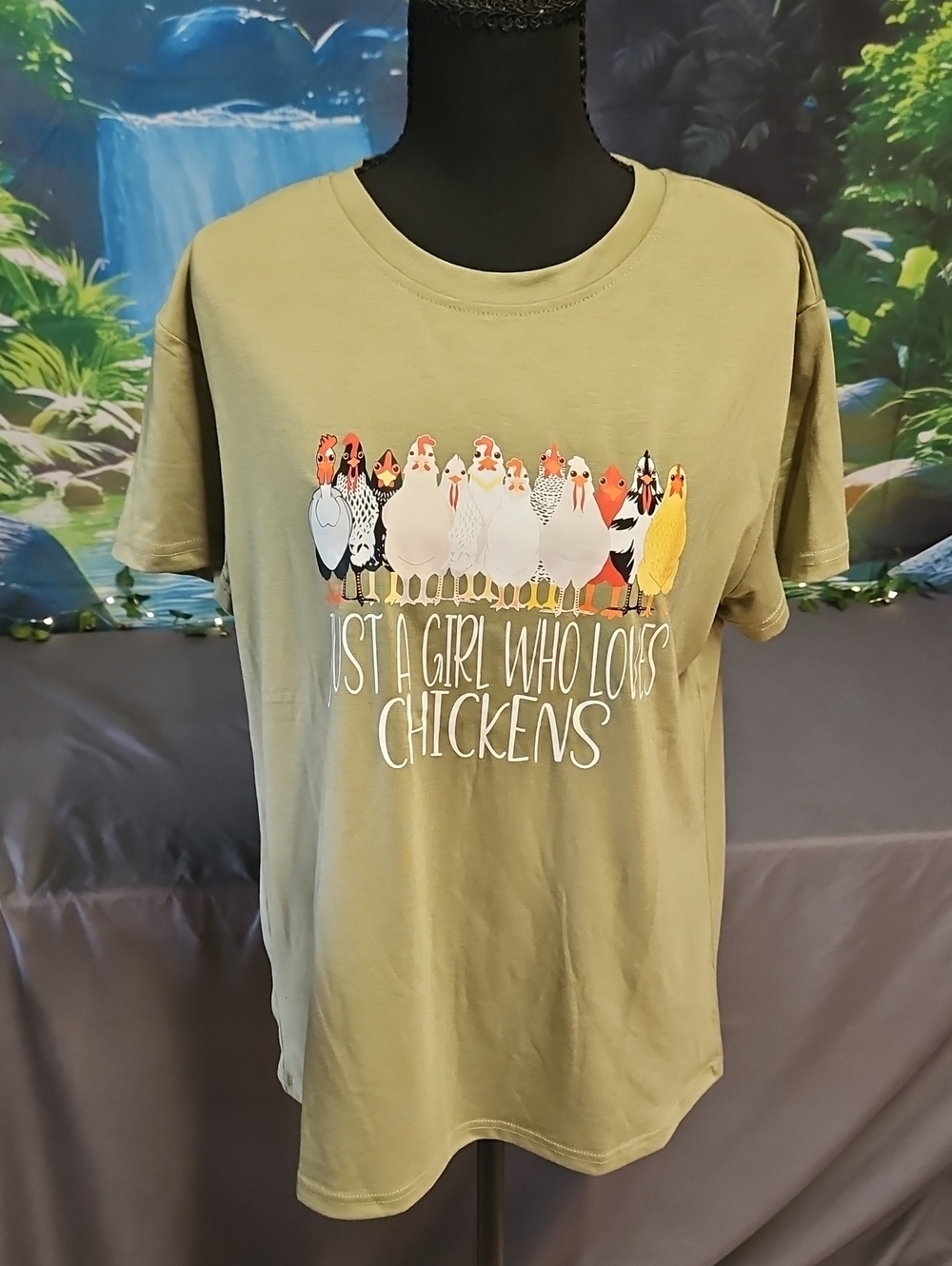 Unbranded Olive Tee
